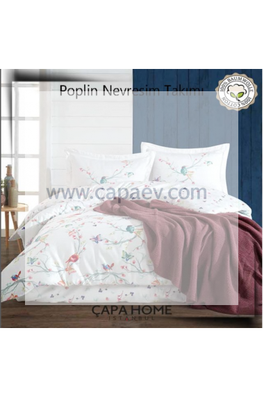 Çapa Home Poplin Nevresim Takımı %100 pamuk